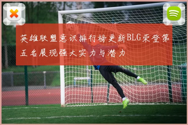 英雄联盟意识排行榜更新BLG荣登第五名展现强大实力与潜力