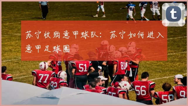 苏宁收购意甲球队：苏宁如何进入意甲足球圈