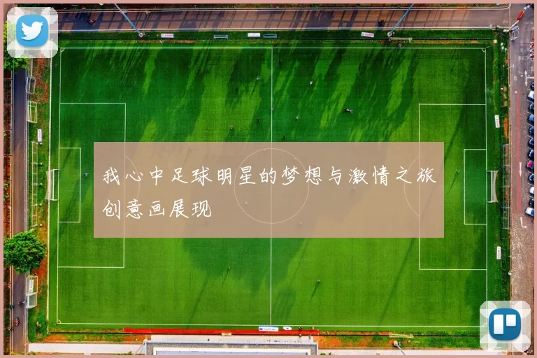 我心中足球明星的梦想与激情之旅创意画展现