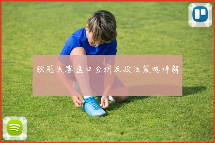 欧冠决赛盘口分析及投注策略详解